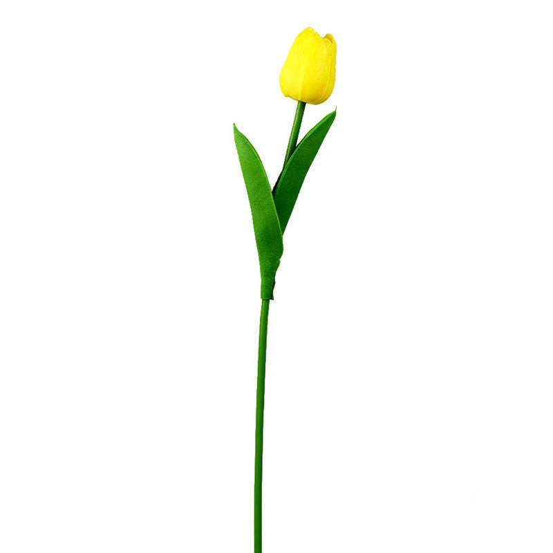 Tulip Pu Artificial Flowers For Wedding Decor Home Styling Props Photo