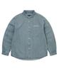 Camisa Jeans Lavada Azul Lavado