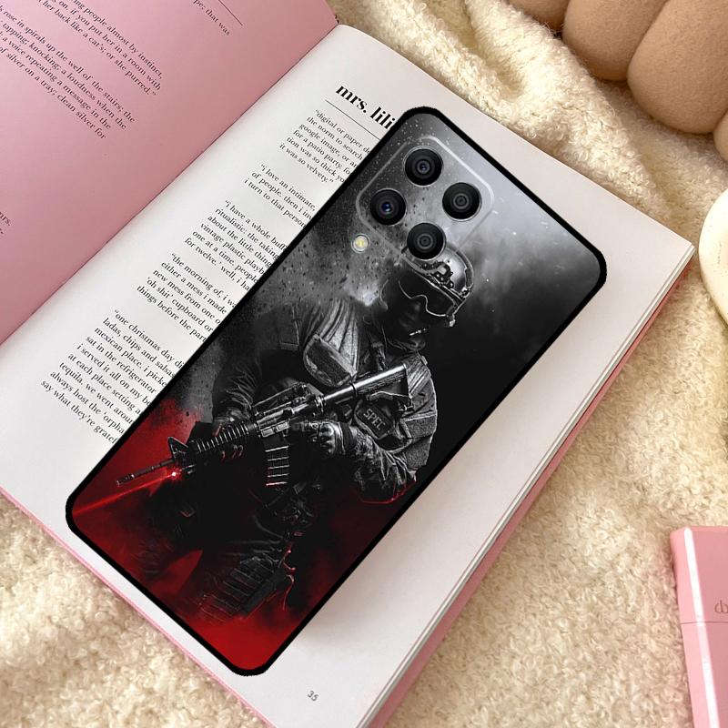 Army Soldier Special Forces Case For Samsung Galaxy M31 M13 M11 M12 M14 M15 M06 M16 M36 M56 M53 M32 M52 M35 M55 M34 M54