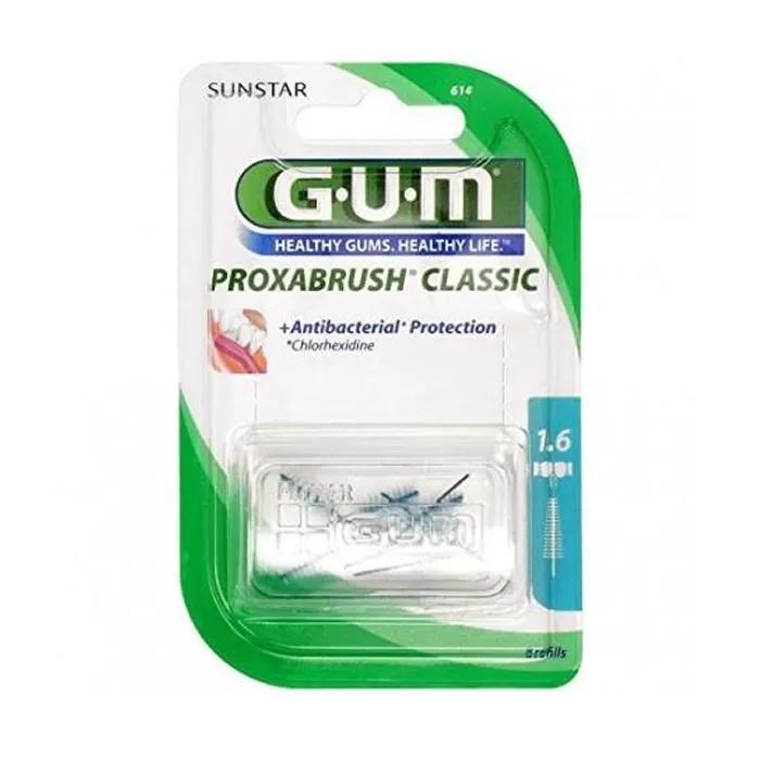 Коническая щетка Gum Proxabrush, сменный блок 4U R.614