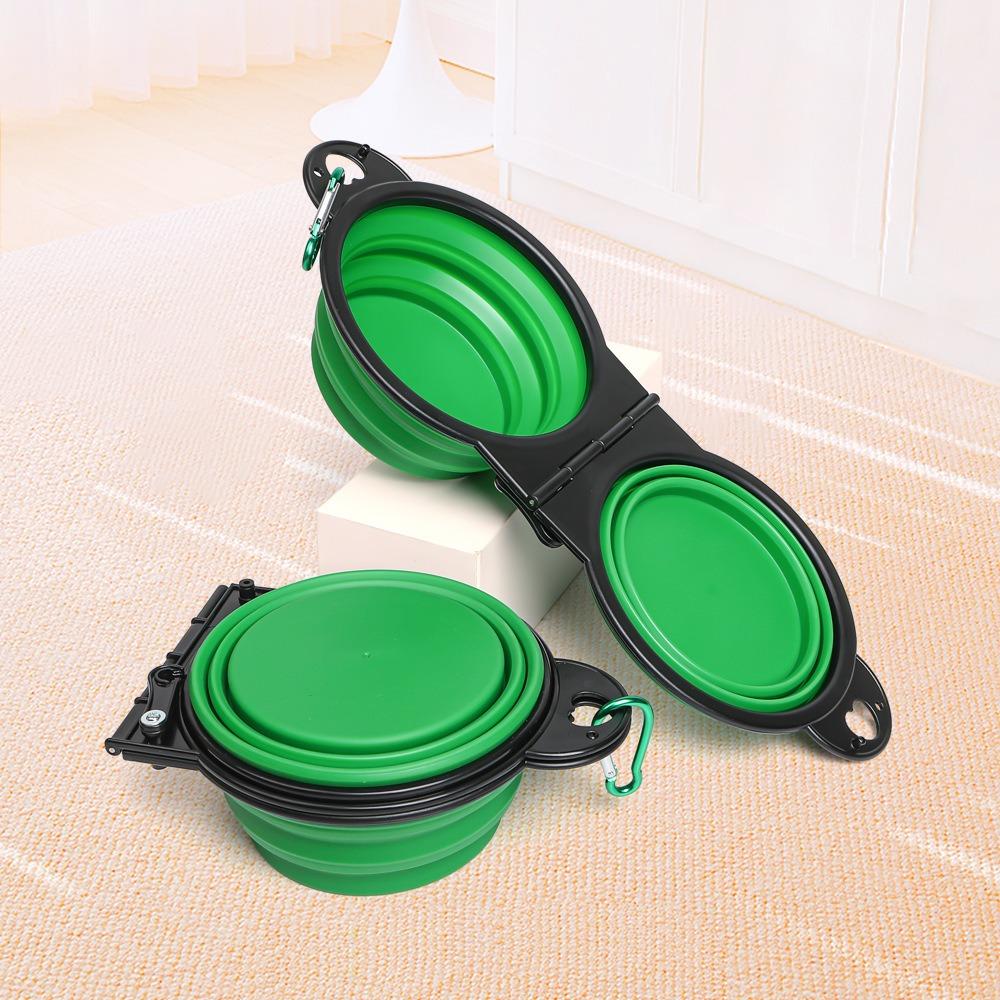Collapsible Foldable Dog Bowl TPE Puppy Food Container Portable Dog Feeder Dish  Dog