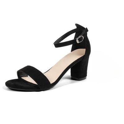 Sandalias de Tacón de Moda para Mujer 2025 Nuevas Sandalias de Verano Moda Cuadrado Elegantes para Señora Zapatos Sandalias de Tacón Alto Deslizadores Casuales para Exteriores