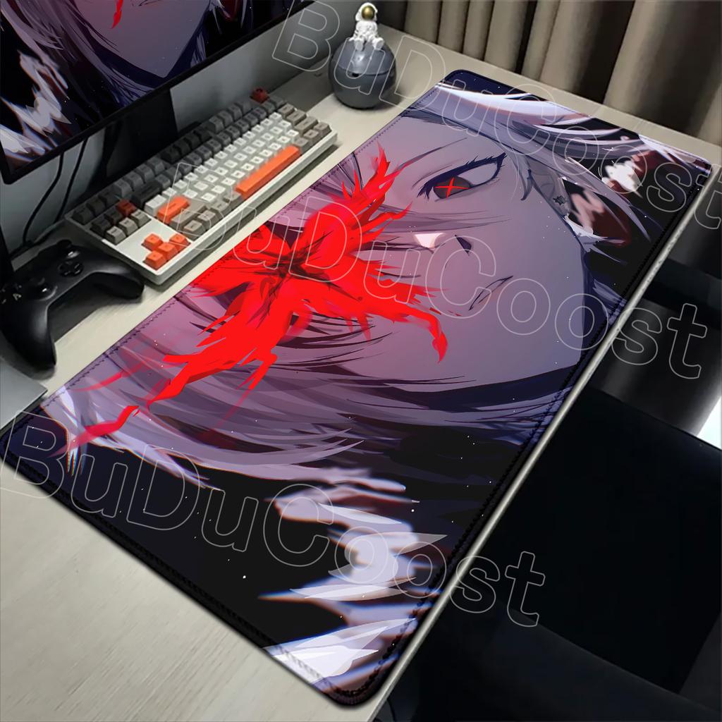 New Cool Wallpaper Genshin Impact Arlecchino Mousepad PC Laptop Gaming Accessories Mousepad Desk Mat Computer Gamer Keyboard Rug