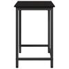 Table Black Oak Effect 100 x 50 x 76.5 cm