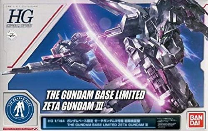 HG Gundam Base Limited Zeta Gundam Unit 3 Early Test Type Mobile Suit Zeta Gundam 1/144