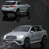 Mercedes Benz GLE 63s AMG City SUV Simulation Druckguss- und Spielzeugfahrzeuge Geräusche und Licht Rückziehauto 1:32 Legierungskollektionsmodell
