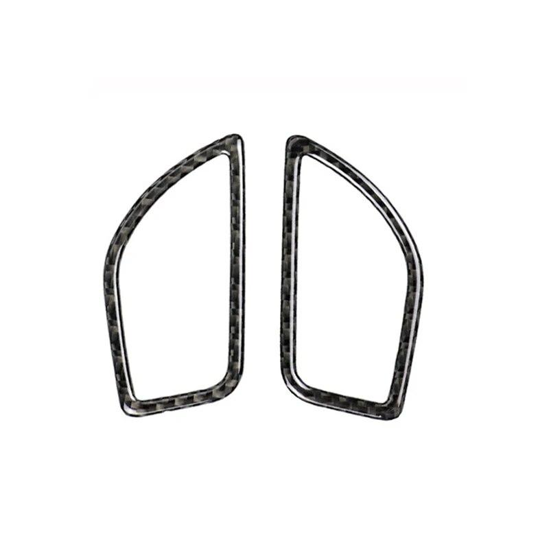 Carbon Faser Auto Dashboard Air Outlet Rahmen Abdeckung Dekorative Aufkleber Auto Innen Zubehör Für BMW 1 Serie F20 F21 2012-17