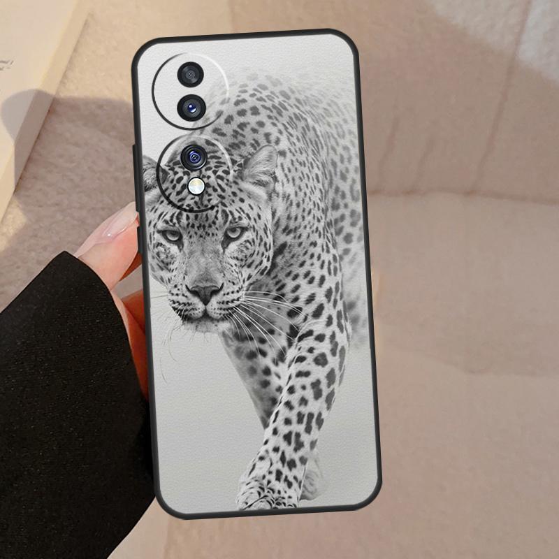 Leopard Tiger Lion Animal Case For Honor X9b X9a X8a X7a X6a X6 X7 X8 X9 8X 9X Honor Magic 5 Pro 50 70 90 Lite Cover