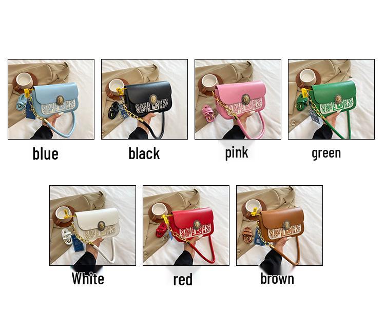 Chic Women's Crossbody Bag - Versatile Square Shoulder Bag with Chain for Autumn