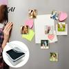 Magnetic Picture Holder 5/6/8/10/15/20/24 Sets DIY Acrylic Fridge Magnet Kit, Square Refrigerator Photo Display Magnets with Adhesive Backing,