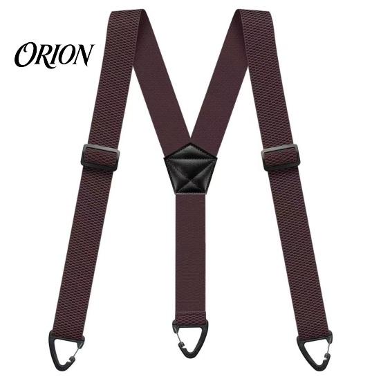 Adjustable Elastic Suspenders Hidden for Men, Y-Back Under Clothing Braces, 1.6 Inch Wide Comfortable Shoulder Straps Elastic, 3 Hook Clips,