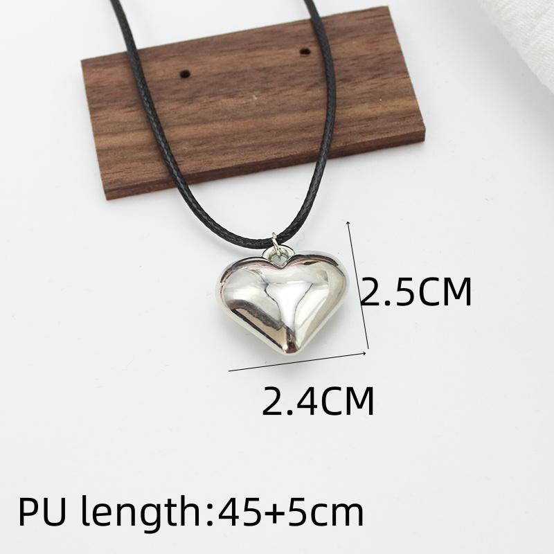 Diy Jewelry Goth Black Velvet 25mm Heart Pendant Choker Necklace for Women Weave Knotted Bowknot Adjustable Chain Jewelry