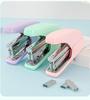 Medium-Size Effort-Saving Mini No. 10 Stapler, Macaron Color, Binds 20 Pages, Suitable for 24/6 Staples.