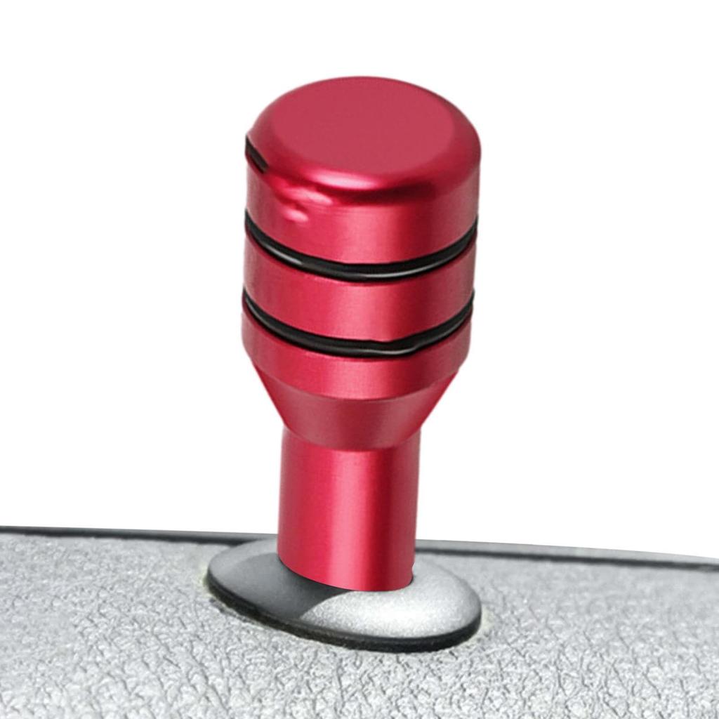 Auto Door Lock Pin Cover - Interior Knob Pull Pin Aluminum Alloy, Trunk Multi