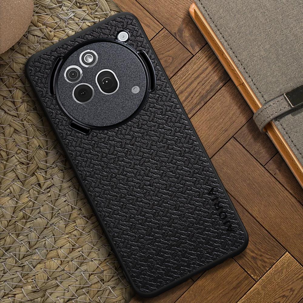 

Case for Nothing Phone 4a 3 3a Pro Lite 2a Plus Leather phone cover Luxxury coque for Nothing phone 4a pro case Nothing Phone (2a) чёрный