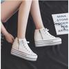Women's Canvas Flat Shoes New Spring/autumn Double-sided Zipper Board Shoes Korean Style Versatile Thick Sole Sneakers