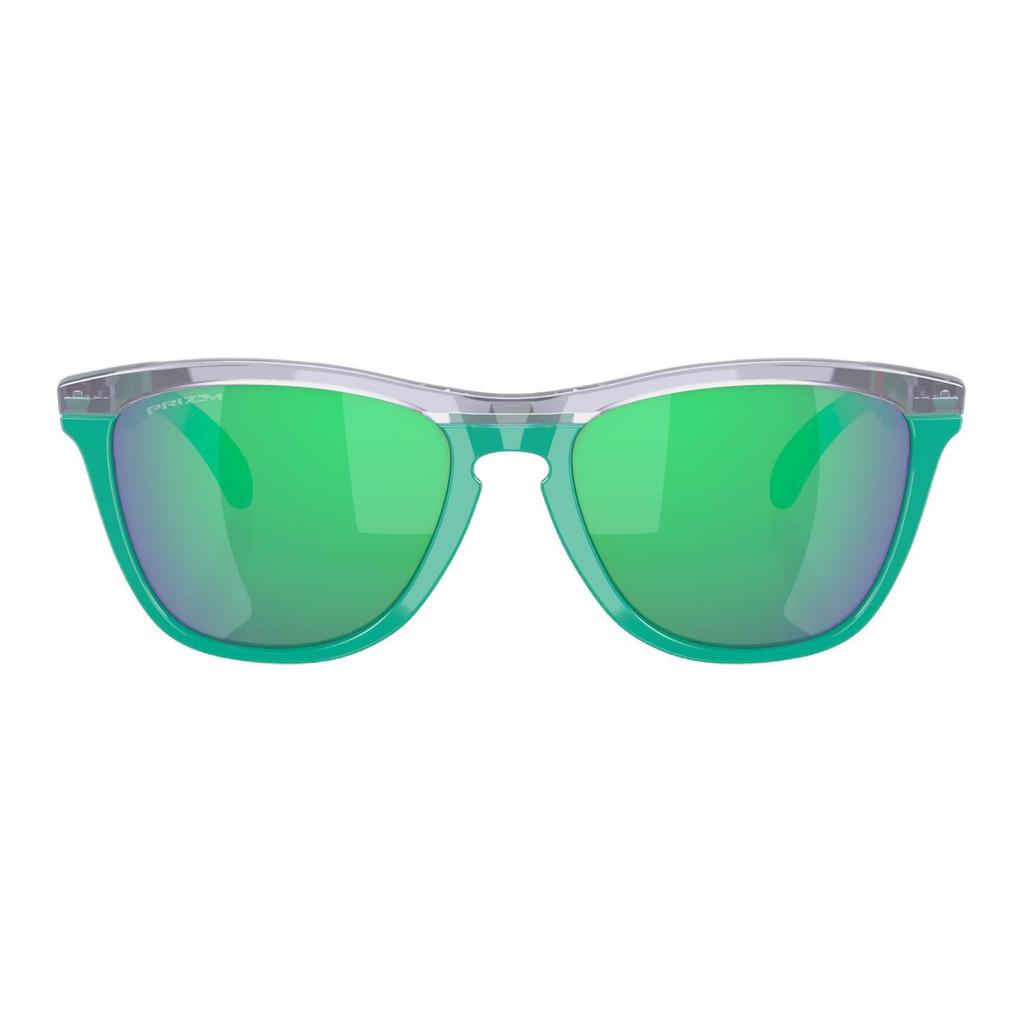 Oakley Logo Rectangular Sunglasses Unisex sunglasses Green OO9284