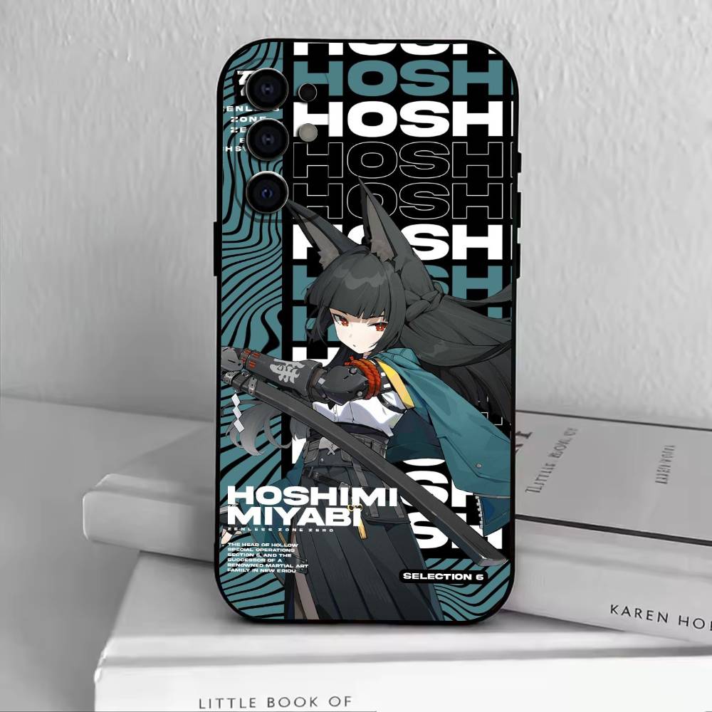 Games of the Zenless Zone Zero Phone Case Black Silicone Soft For Samsung S25,S24,S21,S22,S23,S30,Ultra,S20,Plus,Fe,Lite