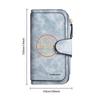 West Coast Sport Long Wallet Large Capacity Multi Card Holder Forever Retro Purse