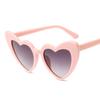 Love Heart Shaped Sunglasses Women Large Frame Fashion Cute Retro Sunglasses Uv400 Protection Unisex Glasses