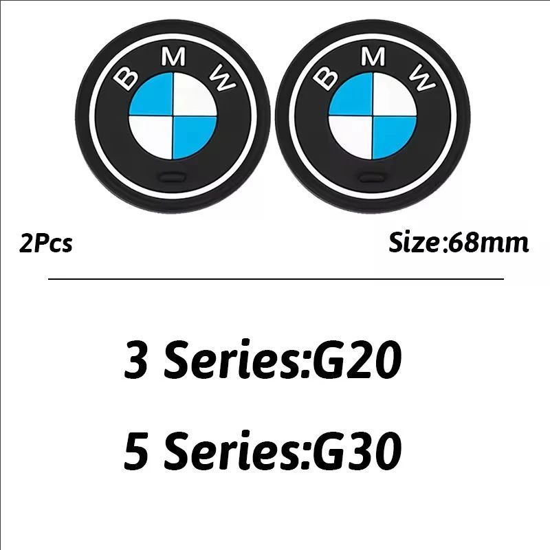 2 Stück Auto Wasserbecher Flaschenhalter Anti-Rutsch Wasserdichte Matte / Aufkleber Für BMW M E46 E39 E90 E36 E60 E34 E30 F30 G20 X1 X2 X3 X5 hkvr74