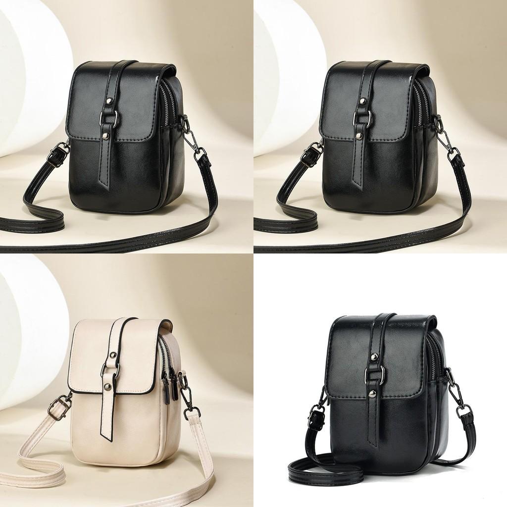 Fashionable Small Shoulder Bag In Elegant Black Coffee And Beige Ideal For Casual Outfits