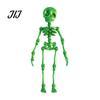 Desktop Gadgets for Pranks Dancing Skeleton Aquarium Bubbler, Halloween Dynamic Fish Tank Ornament, Skull Magnets Refrigerator 3D Printed Articulated