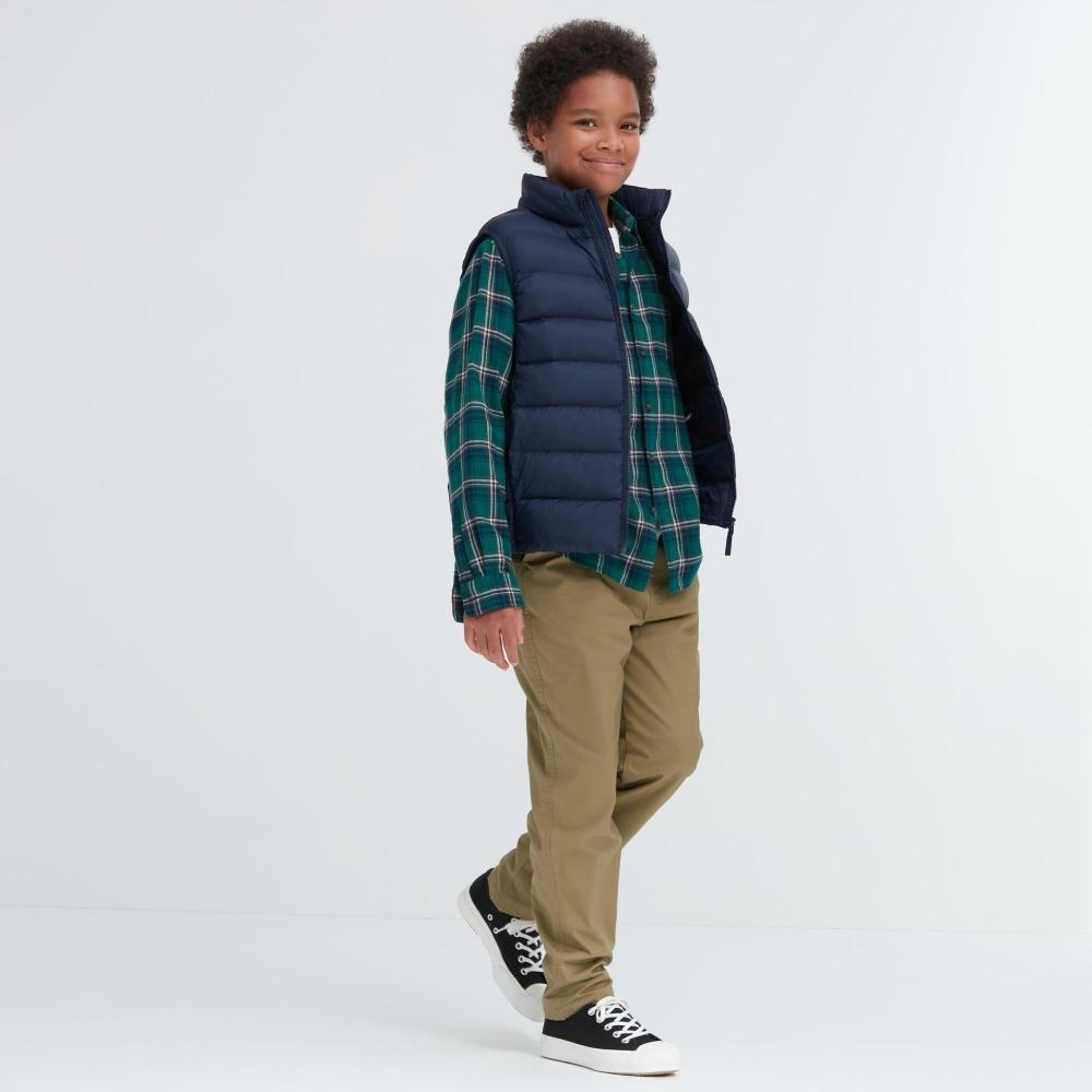 

UNIQLO JAPAN KIDS Эластичные теплые легкие штаны