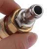 1Set 1/4 M14 Rohrverschraubung M14x1,5mm Messing Wasserauslassadapter Sprinkler Schaumtopf Einsatz Schlauchkupplung für Hochdruckreiniger