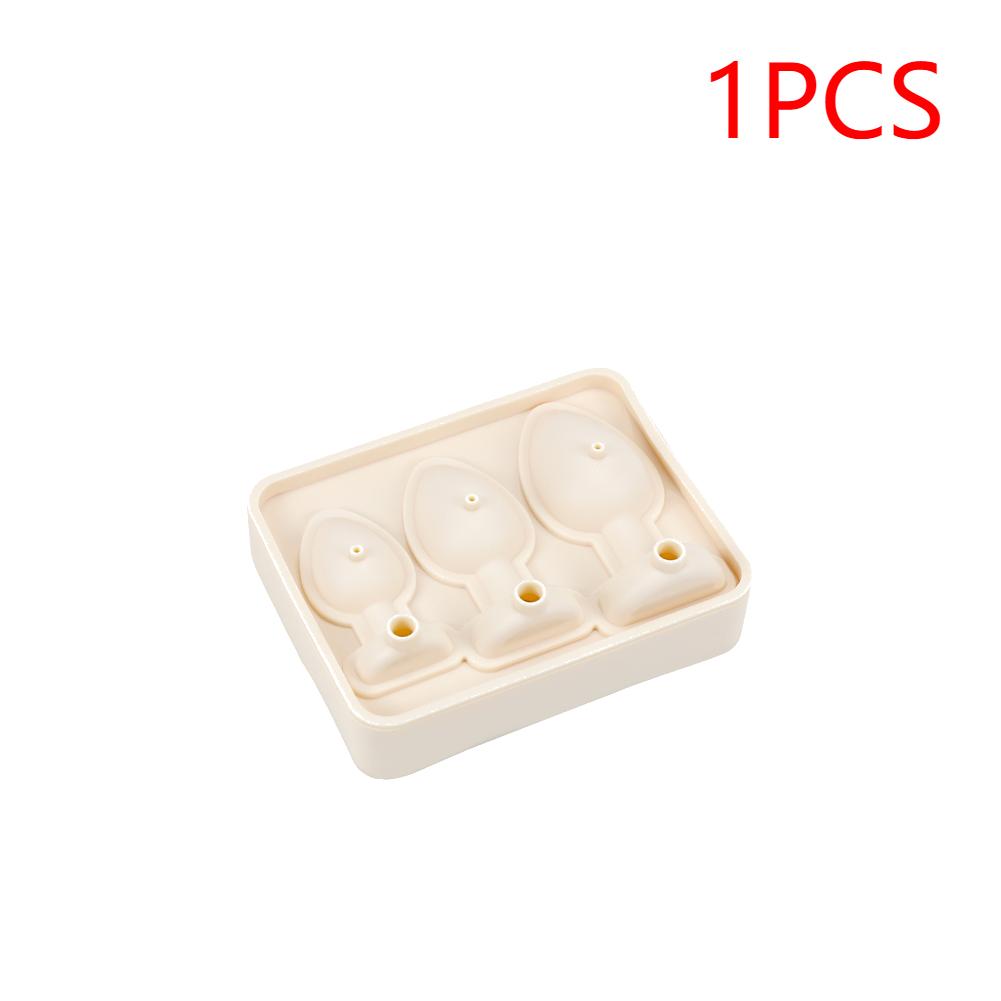 1-5 st Prank Analplugg Formad Form Silikon Återanvändbar Rolig Form Isbitsformar för Iskylning Whiskey Cocktails