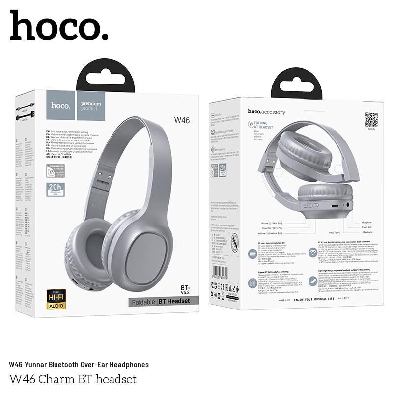 HOCO. W46 Over-Ear Wireless Bluetooth Sports Headset