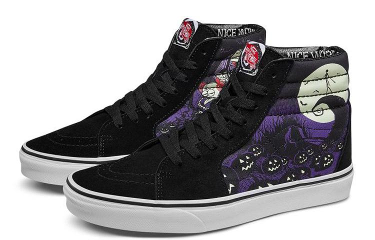 Sk8 The Nightmare Before Christmas x Sk8 Vans-Hi 'Lamento di Jack' VN0A4BV6T35