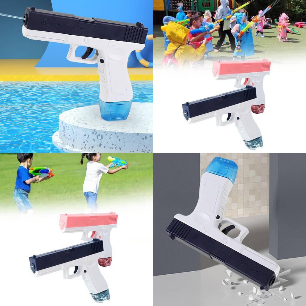 Exciting M1911 Water Gun Toy For Kids With Colorful Interchangeable Magazines