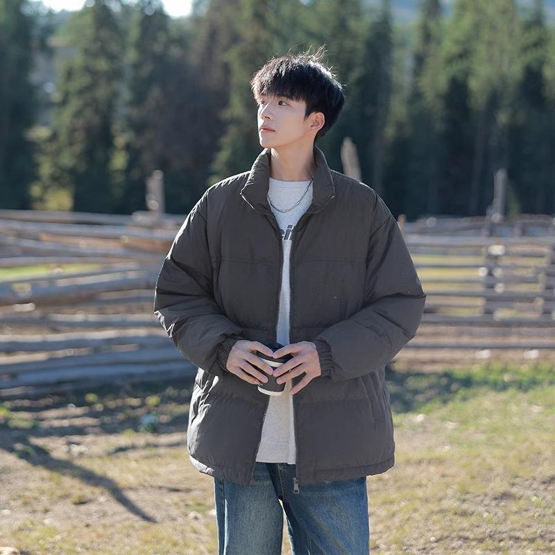 

Легкий и тонкий пуховик со стойкой воротником для мужчин, новая зимняя куртка-пуховик, свободная, теплая, повседневная куртка 4XL