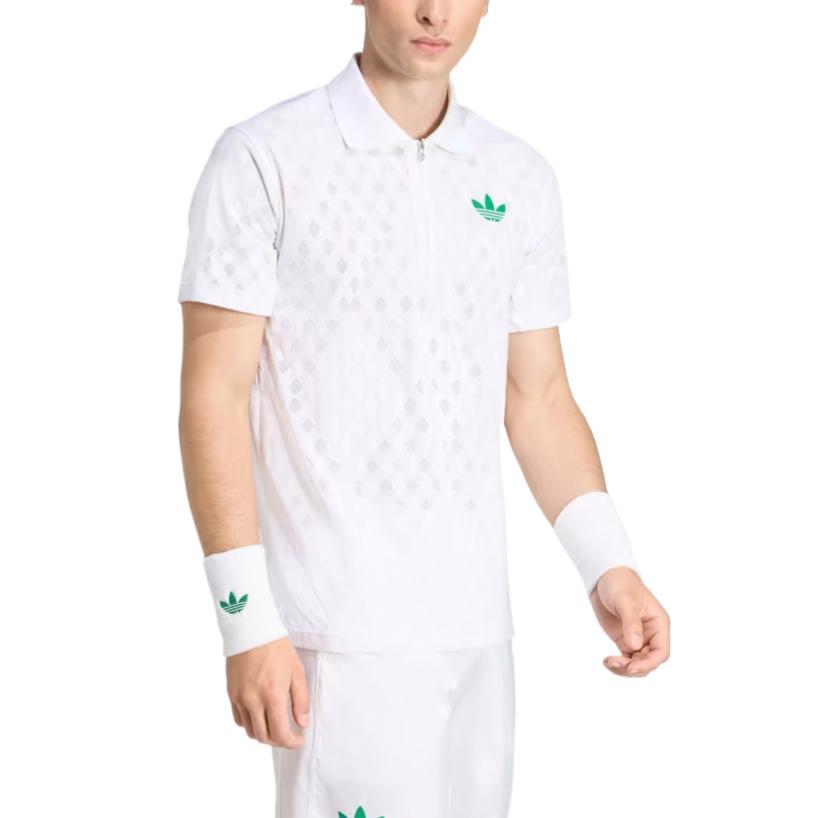 adidas Originals Men s London Pro CLIMACOOL+ Polo Shirt White JL9675 M