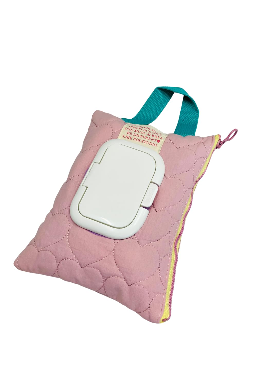 Розовый, Подвесной футляр для влажных салфеток, Сумка-чехол для влажных салфеток, Коляска, Сухой one size розовый