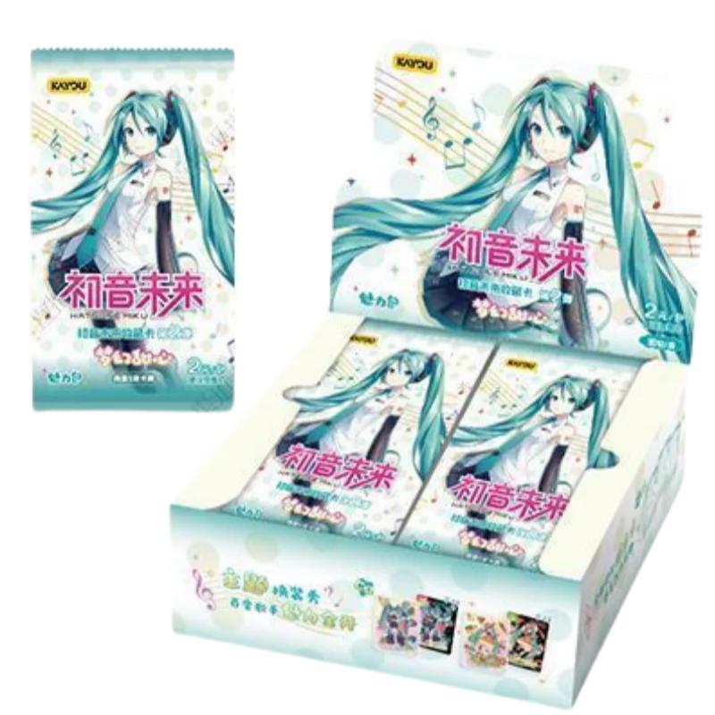 Authentic New Hatsune Miku Piapro Characters Virtual Singer Collectible Card Charm Pack Anime Merchandise Gift