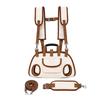 Dog Travel Backpack , Portable and Breathable , Convertible Backpack and Crossbody Sling for Small Dogs