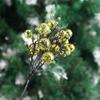 Reusable Christmas Glitter Berries Branches Realistic 29cm Artificial Berries Bright Color Christmas Ornament Xmas