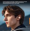 NEW Clip-on Bone Conduction Earphones LED Surround Sounds Wireless Bluetooth Headphones Noise Reduction Headsets Sports Earbuds