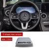 Car Steering Wheel Interior Badge Emblem Stickers For Mercedes Benz AMG W222 W223 W251 W464 GLE W206 W204 W205 W212 W213 W221