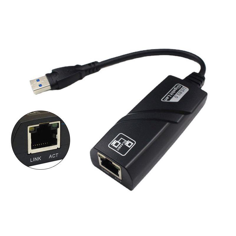 USB-C - RJ45 Gigabit Ethernet Adapter LED-es visszajelzővel
