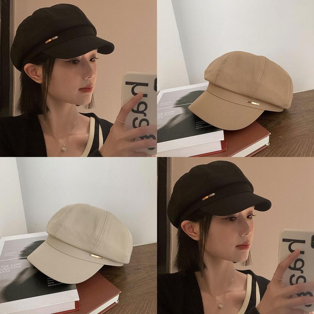 Chic Black Beret Hat For Women Versatile For Autumn Winter And Everyday Wear