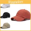 Trendy Couple's Adjustable Cotton Baseball Cap With Embroidered Letters For Fashionable Outdoor Wear