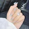 CopperPlated Engagement Ring For Women | Wedding Ring For Women | Oval Womens Fake Engagement Ring, Pink Cubic Zirconia