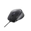 BUFFALO BSMBU518MBK Wired BlueLED Neo Fit Mouse, Medium Size (USB, 5 Buttons, Black)