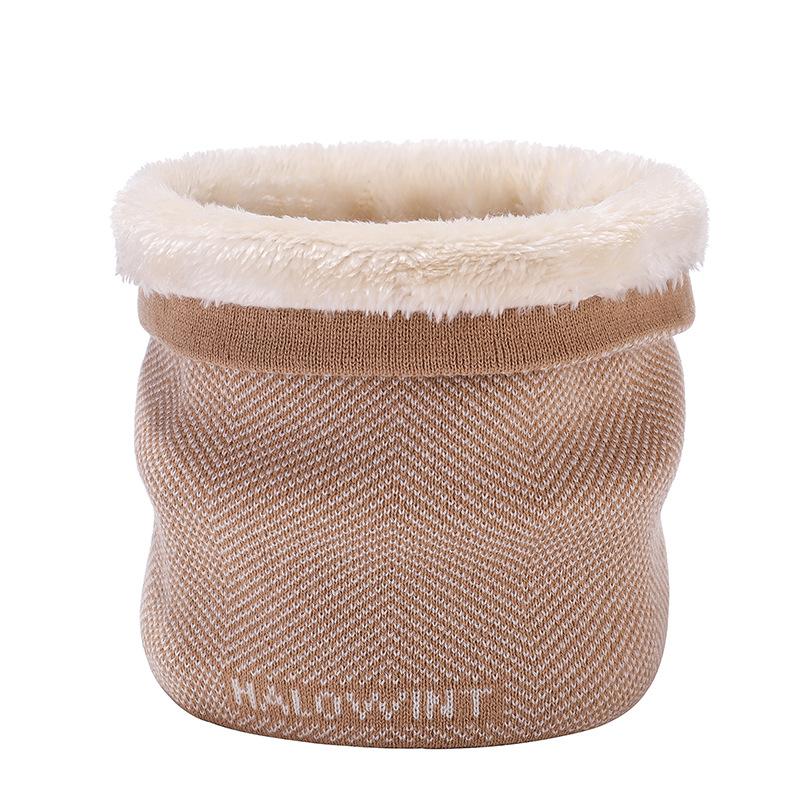 

Neck protection and windproof winter scarf women s warm pullover scarf knitted wool thickened neck cover fake turtleneck scarf