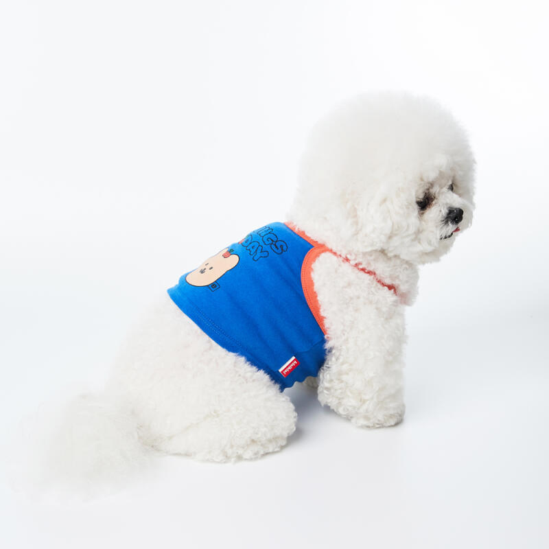 [Earp EarpXKINIKINI] КРОП-ТОП CHERRY COVY - СИНИЙ(Crop Top) L