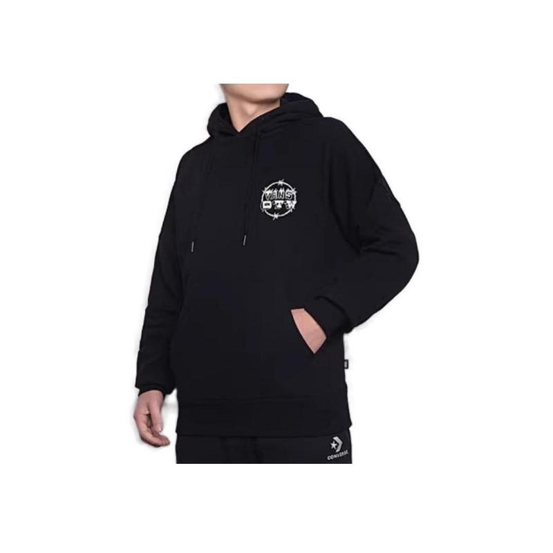 Vans Sudadera con Capucha Pulóver Estampado Gráfico Hombre Sudaderas Negro VN0A5H7TBLK