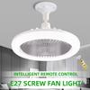 Stepless Dimming Ceiling Fan Lamp Universal Joint Head LED Fan Light  Bedroom Lighting